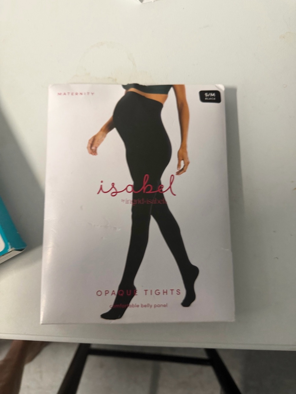 Opaque tights small/medium maternity Isabel  brand new with tags